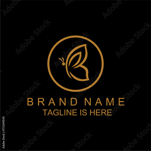 Logo Butterfly Design and Branding Elements