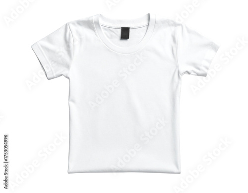 Apparel Mockup Template with Folded T-Shirt and Tag