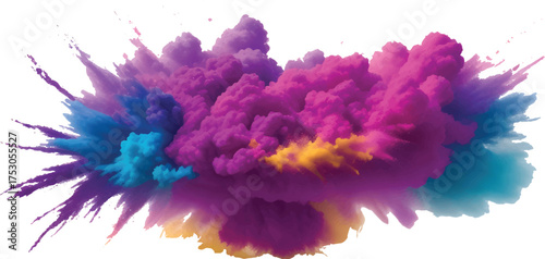 Abstract watercolor vector illustration background featuring light blue and white cloudscape texture, a delicate vintage color pattern on paper