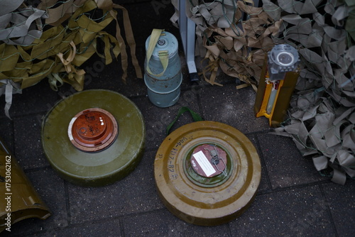 Exploration of military ordnance reveals landmines and ordnance in a secured environment