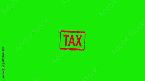 Appearance of a dirty red stamp mark 