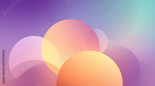 Dreamy Haze with Elliptical Forms