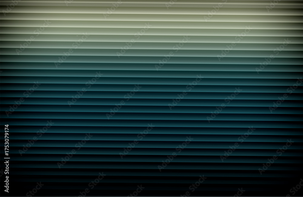 Obraz premium Retro theme Deep ocean blue gradient wallpaper featuring soft horizontal light streaks fading from dark navy to turquoise, evoking a serene marine atmosphere.