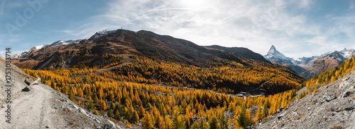 Landschaft Zermatt Herbst Oktober 2025