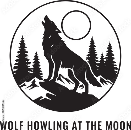 wolf howling wolf