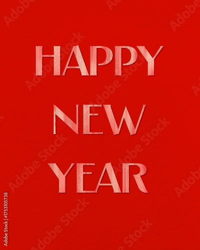 Happy new year card