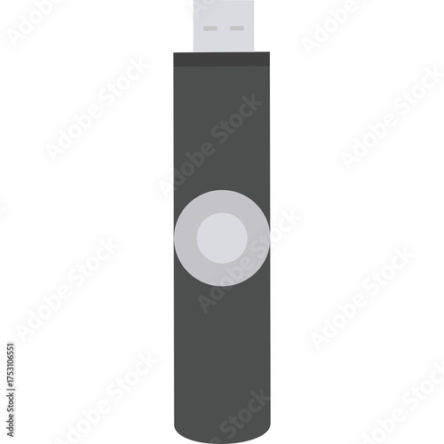 usb flash drive isolated