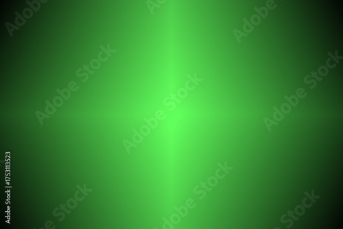 Green overlay, fading to black on the sides