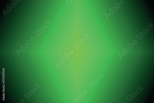 Green overlay, fading to black on the sides