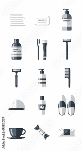 Bathroom Essentials - Towels, Soap, Razor, and More for Personal Care.