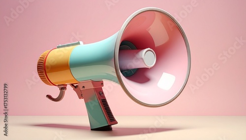 megaphone on a white background