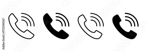 Call icon vector. telephone sign and symbol. phone icon. contact us
