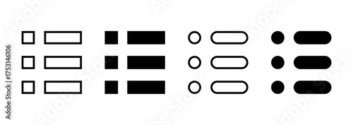 Menu icon vector. web menu sign and symbol. hamburger menu symbol