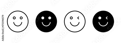 Smile icon vector. smile emoticon icon. feedback sign and symbol