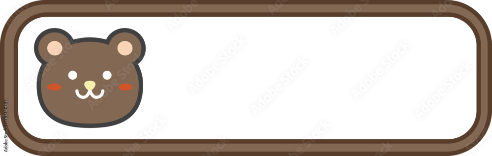 Obraz premium bear labe