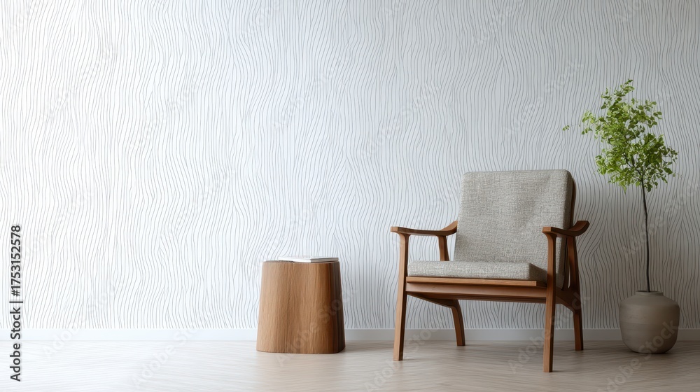 Fototapeta premium Seamless Satin Wallpaper with Curves