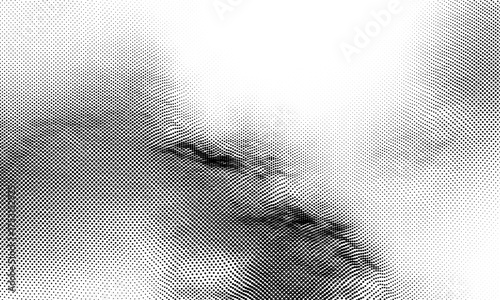 Subtle halftone grunge urban concrete texture vector. Distressed overlay texture. Grunge overlay background. Abstract mild textured effect. Vector Illustration. Black