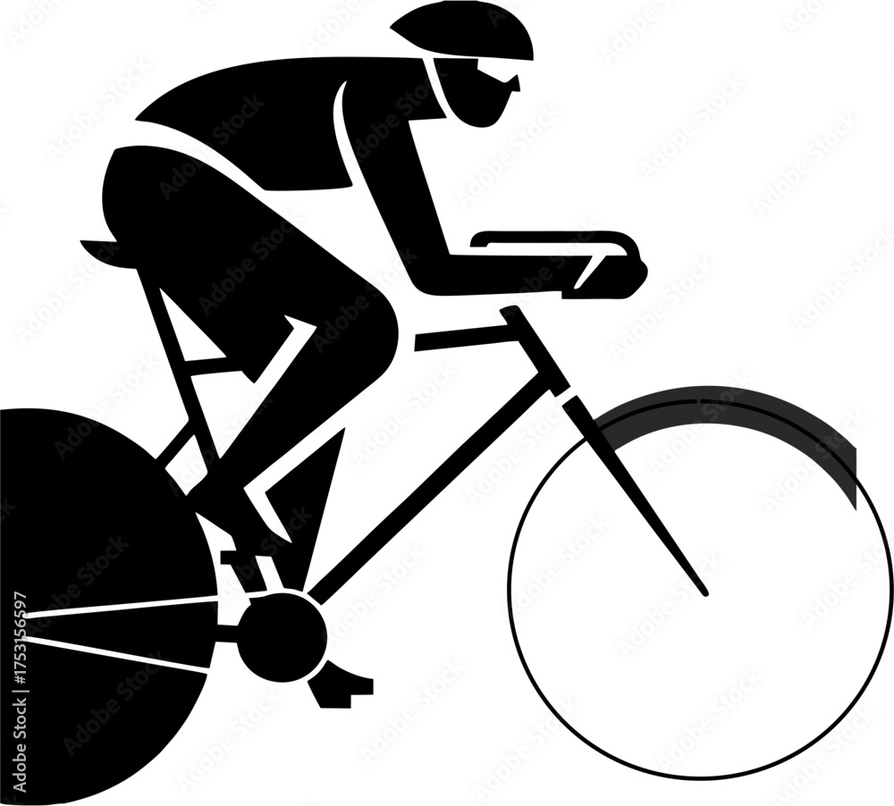 Fototapeta premium Cycling athlete