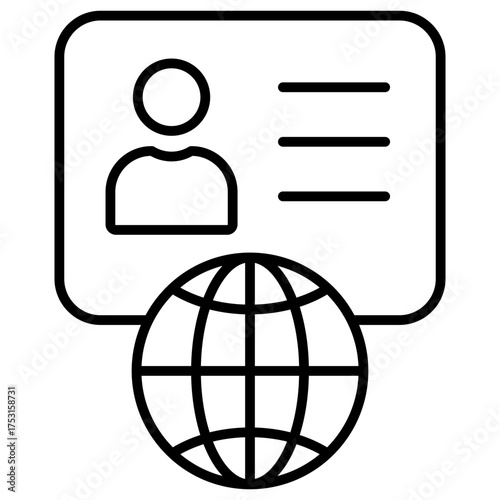Citizenship Outline Icon