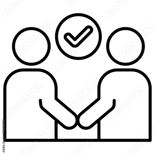 Respect Outline Icon