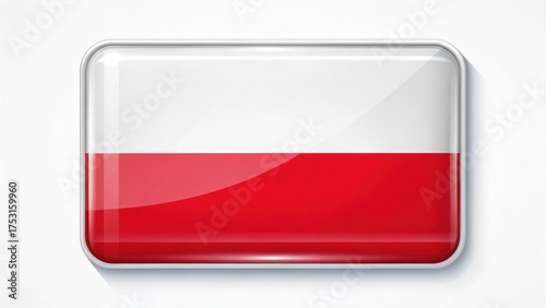 Glossy rectangular flag button of Poland with white and red stripes.
Free Download Glossy rectangular flag button of Poland with white and red stripes.
- GFXLoad