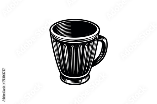 black coffee cup