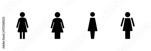 Female icon vector illustration. woman sign and symbol