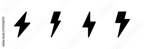 Lightning icon vector illustration. electric sign and symbol. power icon. energy sign