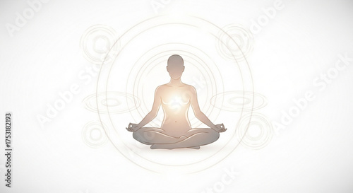 Meditation yoga wellness spiritual healing mindfulness zen relaxation chakras aura energy balance peace 100 char