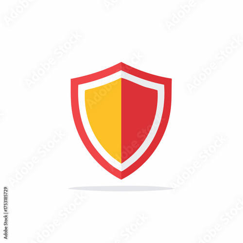 Shield Icon with Red and Yellow Sections - Protection and Security Concept Free Download Shield Icon with Red and Yellow Sections - Protection and Security Concept - GFXLoad