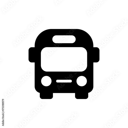 Bus icon vector for web and mobile app. bus sign and symbol. transport symbol