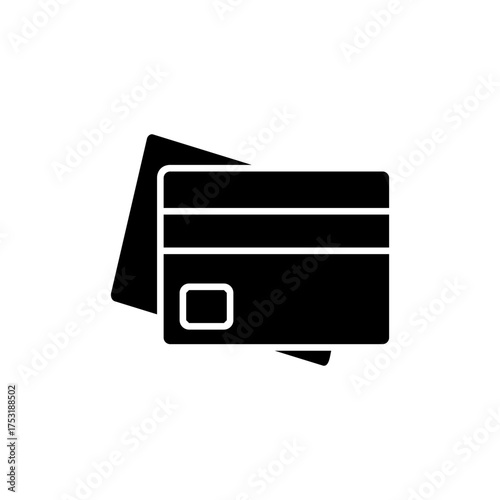 Credit card icon vector for web and mobile app. Credit card payment sign and symbol