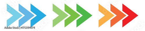 colorful arrow icons and chevron symbols. collection of directional pointers and navigation signs. vector illustration and transparent PNG. Suitable for web, interface, and graphic design. speed arrow