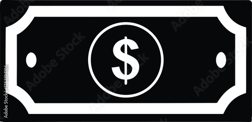 dollar bill vector, usa money illustration