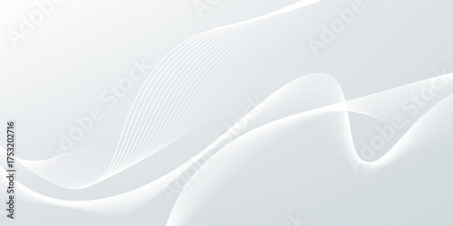 Abstract geometric white and gray color background. Vector, illustration.