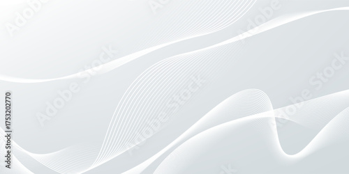 Abstract geometric white and gray color background. Vector, illustration.