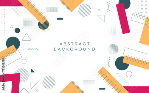 Modern Abstract Geometric Shapes Background