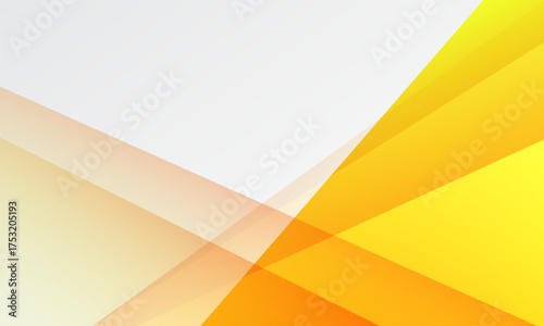Abstract white orange geometric background. Vector illustration