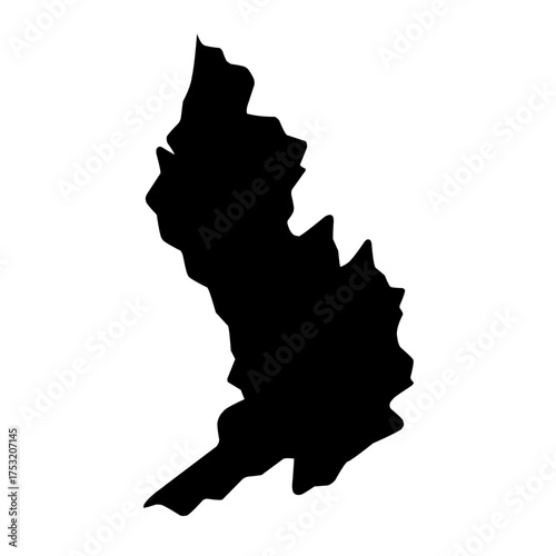map silhouette vector