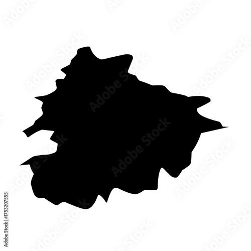 map silhouette vector