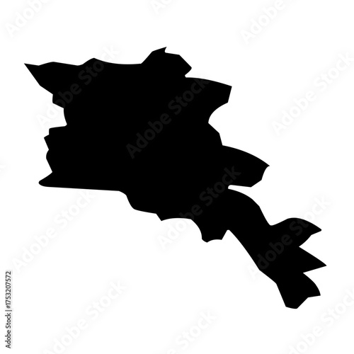 map silhouette vector