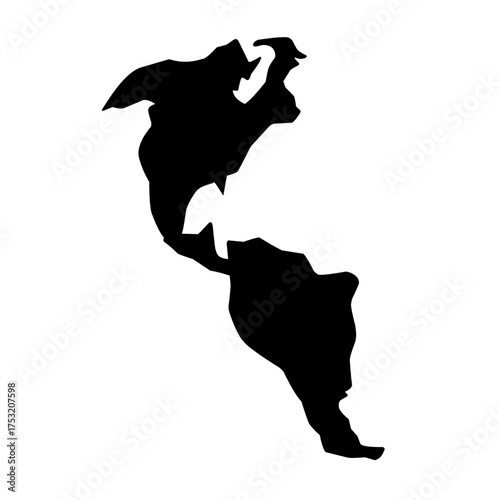 map silhouette vector