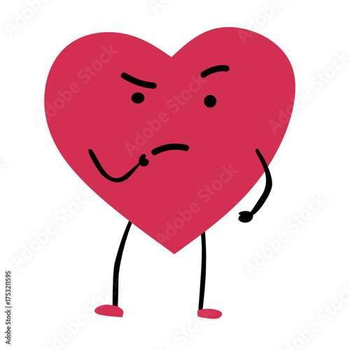heart characters vector