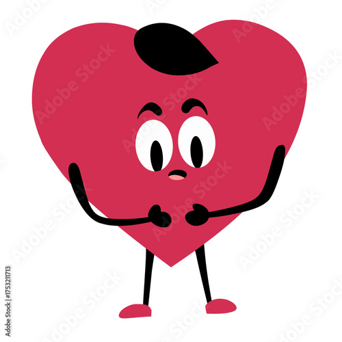 heart characters vector