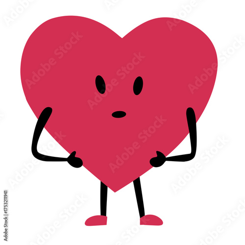 heart characters vector