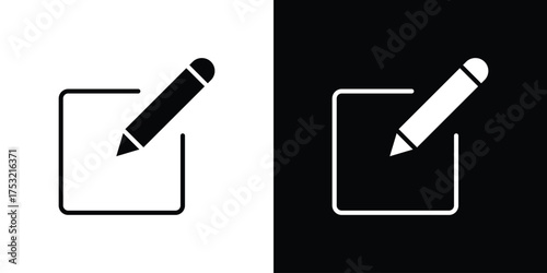 Register icon fill vectors set for ui.