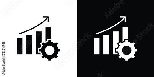 Productivity icon fill vectors set for ui.