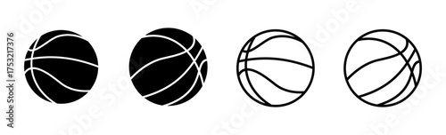 Basketball icon set. Basketball ball icon. Basketball logo vector icon