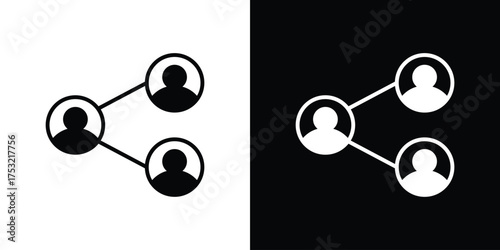 Network icon fill vectors set for ui.