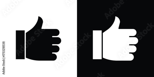 Like icon fill vectors set for ui.